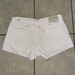 NWT Lucky Brand White The Cut Off Jean Shorts